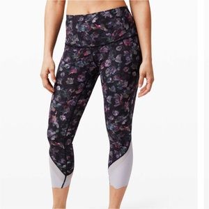 NWT Lululemon Wunder Under Crop High-Rise Roll Down Scallop Full-On Luxtreme